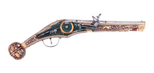 German wheel-lock puffer pistol, saxon, 1580
