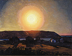 Fig. 3: Rockwell Kent (1882–1971), Late Afternoon, Monhegan Island, 1906/07. Oil on canvas, 34-1/4 x 44 inches. Collection of Jamie Wyeth.