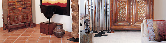 Lifestyle: Out of Africa -- In their waterside home, a New York couple showcases a passion for African art that has seeded two world-class collections by Gladys Montgomery with photography by J. David Bohl