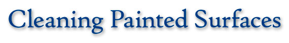 Winterthur Primer: ÿCleaning Painted Surfaces by Joyce Hill Stoner