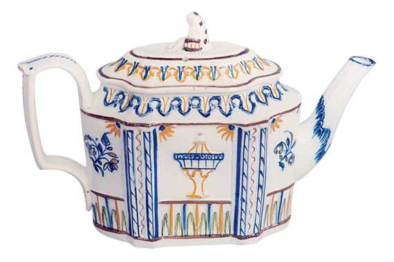 Prattware Teapot