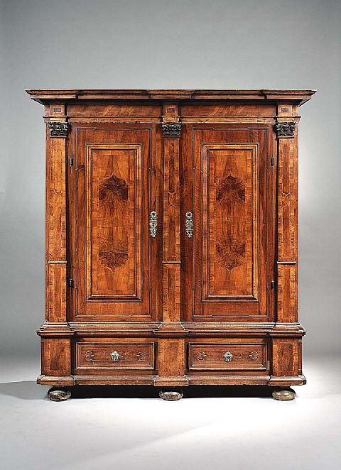 A German Walnut Cupboard