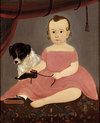 Portrait of a Child with a Dog