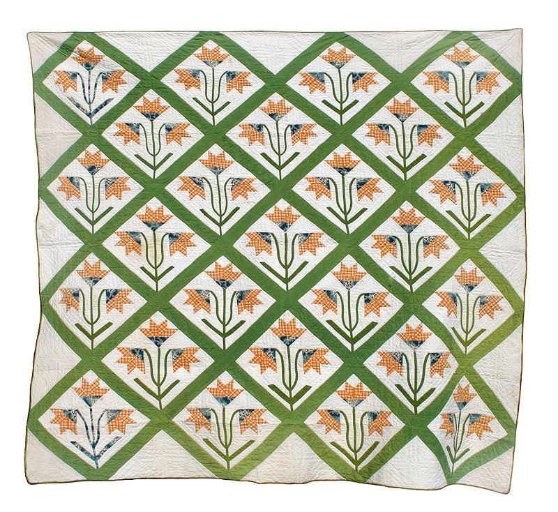 Antiques & Fine Art East Dennis Antiques "Carolina Lily" Quilt