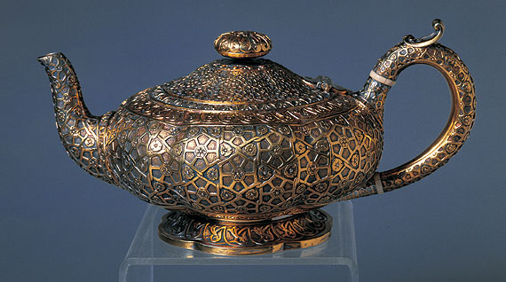 A Teapot by Paul Storr in the Ashburnham Pattern