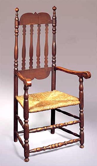 William and Mary Bannister Back Chair