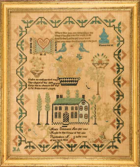 Mary Emman's Sampler (New Jersey)