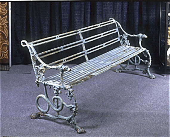 Victorian Cast Iron Bench by Coalbrookdale