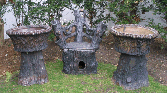 Victorian Sewertile Garden Planters