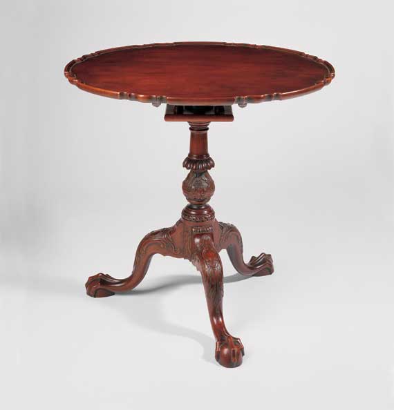 Copy of Fisher-Fox Mahogany Philadelphia Tea Table