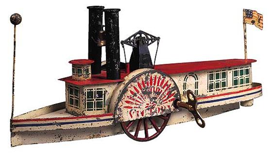 Victory Clockwork Paddlewheel Boat