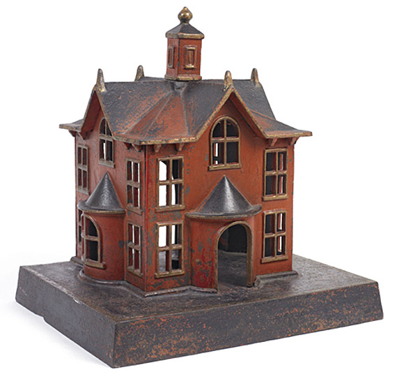 Cast Iron Bird House