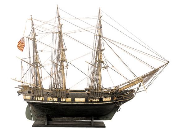 Model of American Full-Rigged Ship