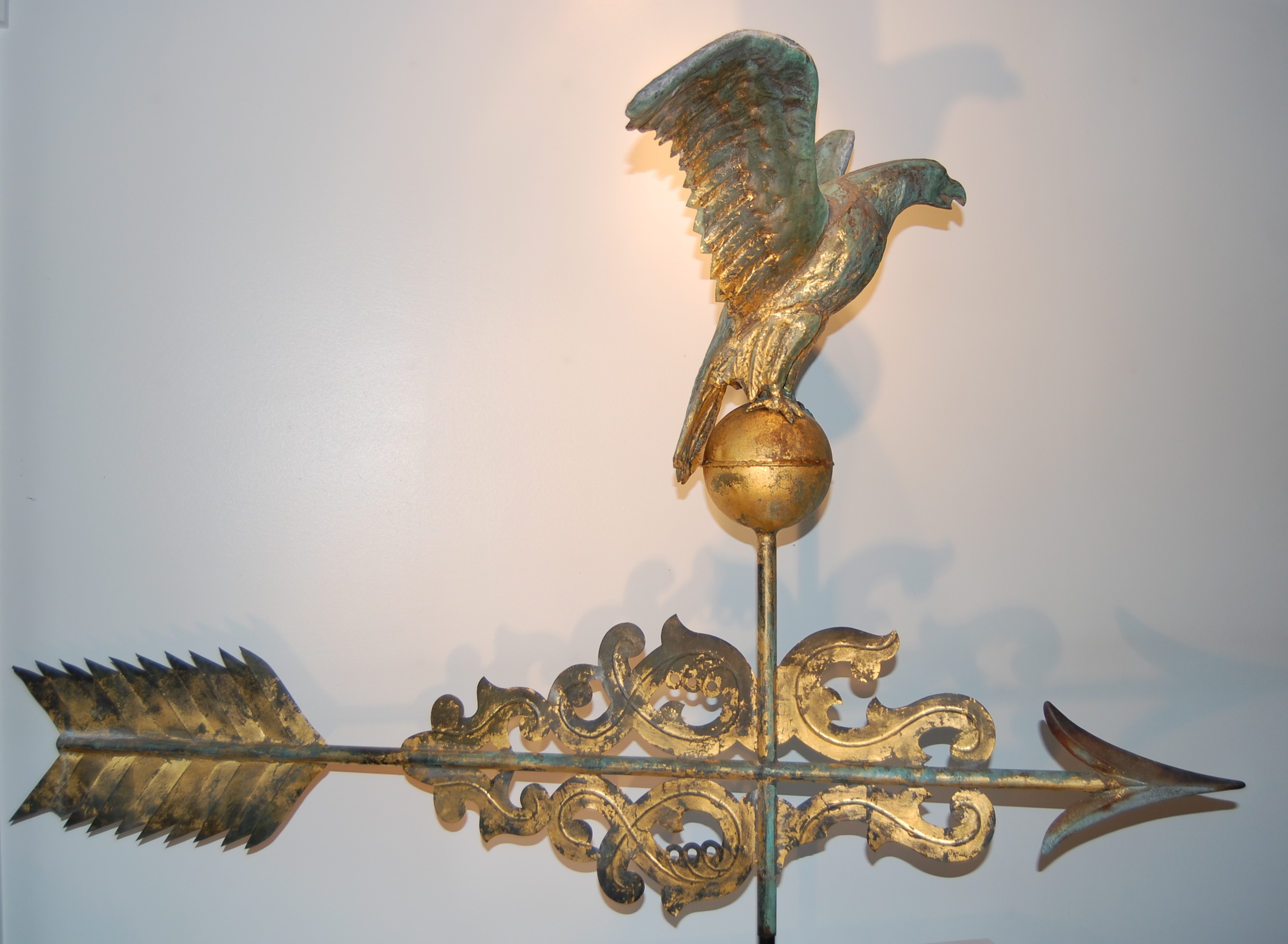 Eagle on Banneret Weathervane