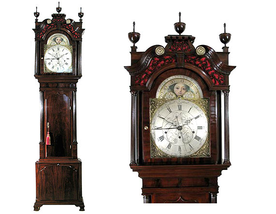 18th century northern English quarter-striking clock