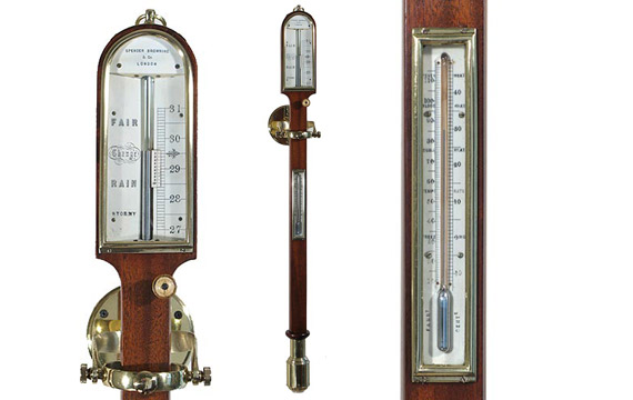 19th century ship's barometer by Spencer, Browning & Co., London