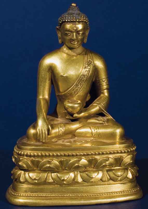 Gilt Bronze Sakyamuni Buddha