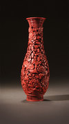 Cinnabar Pyriform Vase