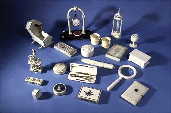 A Sampling of Ivory Boxes and Accessories