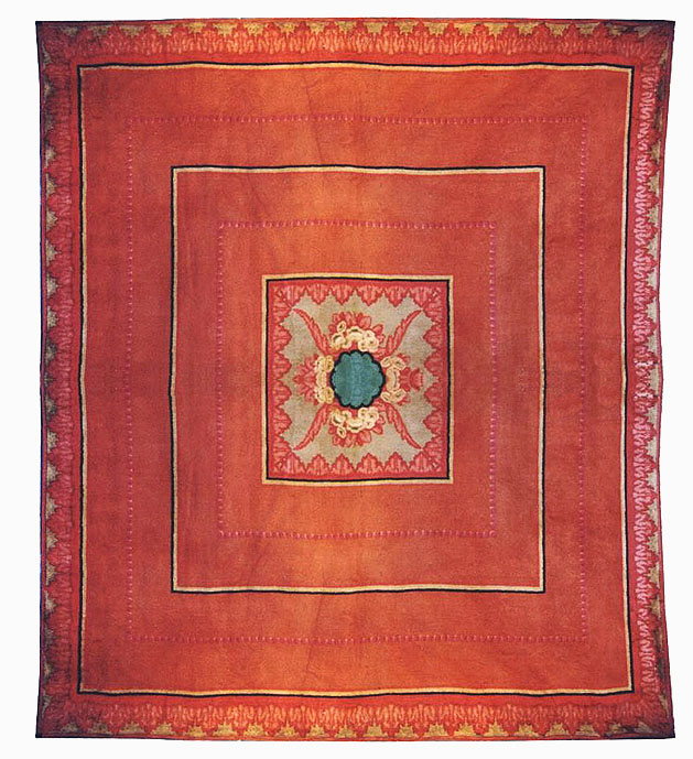 Antique Deco French Carpet