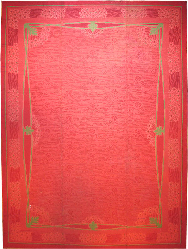 Antique French Deco Carpet