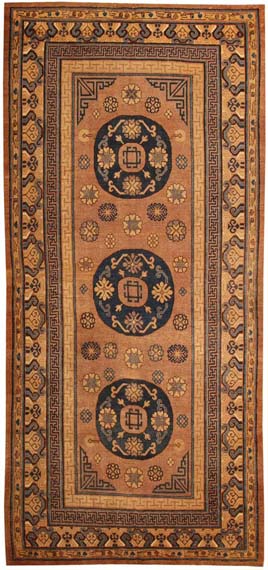 Antique Oriental Khotan Rug / Carpet
