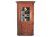 Queen Anne Walnut Corner Cupboard