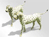 Pair of Folky Cast Iron Dogs