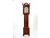 Chippendale Paint Decorated Tall Case Clock