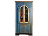 Rare Painted Corner Cupboard