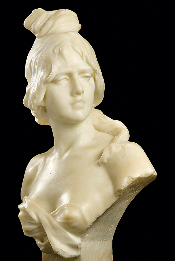 Bust of Pretty Young Girl