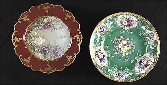 Two Important Russian Porcelain Chargers