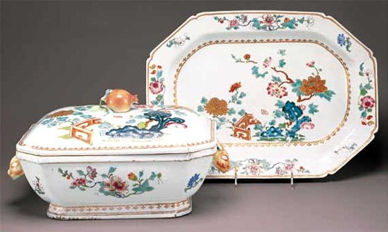 Famille Rose Chinese Export Tureen