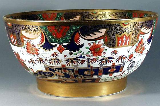 Large Spode Porcelain Pattern #967 Bowl