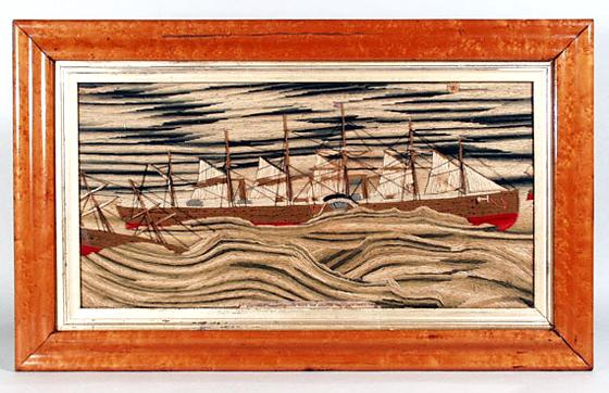 British Sailor's Woolwork Picture