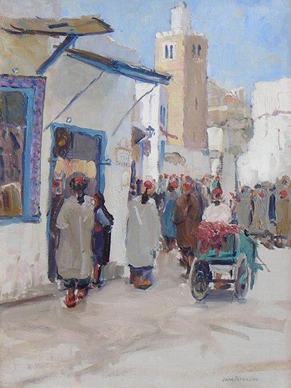 <i>A Busy Corner Tunis (c.1910)</i>