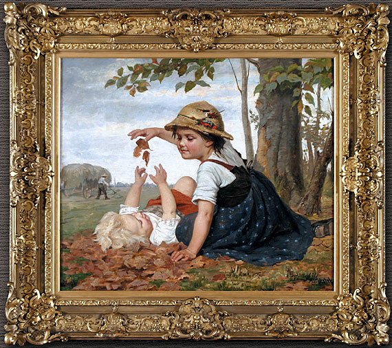 <i>Playing in the Autumn,</i>