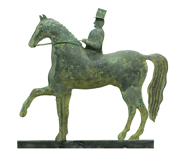 Horse and Gentleman Rider Weathervane