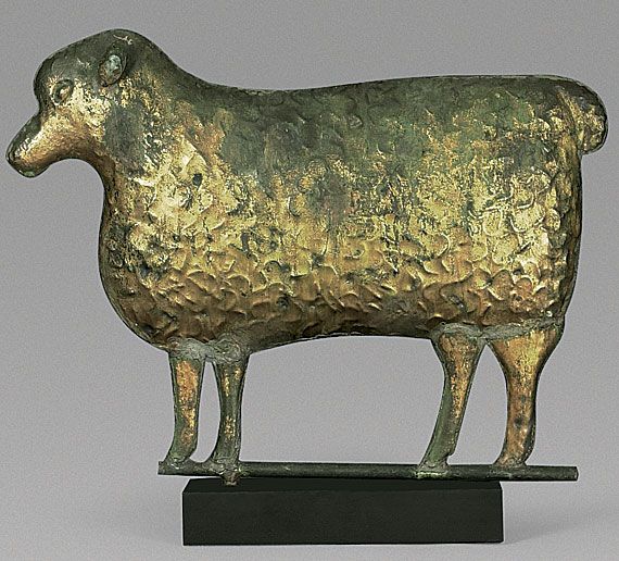 Small Sized Copper Ewe Weathervane