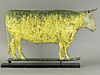 Full Bodied Bull Copper Weathervane