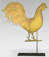 Copper and Iron Rooster Weathervane