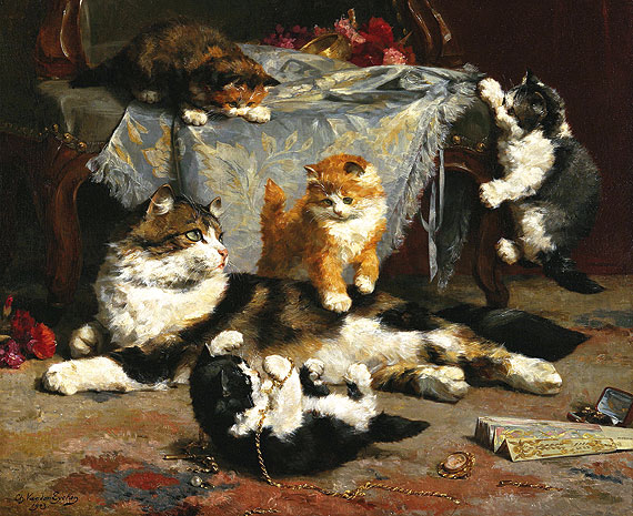 <i>Kittens at Play