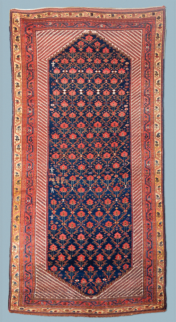 Rare Late 19th Century Kurdish Rug