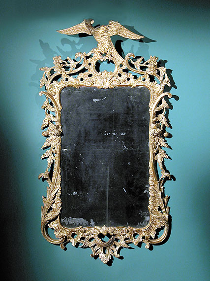 Chippendale Carved and Gilt Mirror