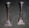 Fine Pair of Sheffield Silver Plated  Candlesticks