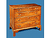 Fine Chippendale Figured Maple Chest