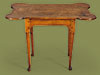Queen Anne Tiger Maple Porringer Top Tea Table