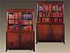 Pair Mahogany Bookcases