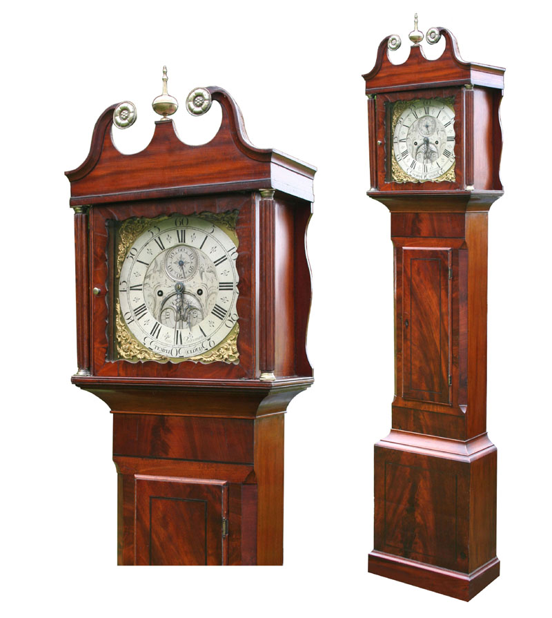 English Country Tall Case Clock