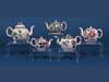 18th Century English Saltglaze Teapots